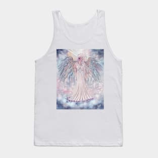 Light above heavenly angel by Renee Lavoie Tank Top